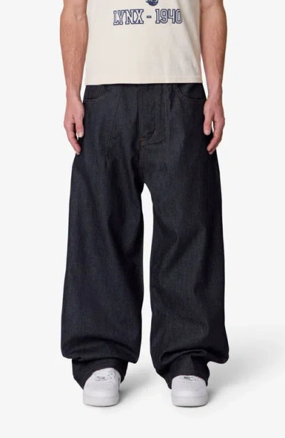 Mnml Darted Baggy Baggy Leg Jeans In Blue