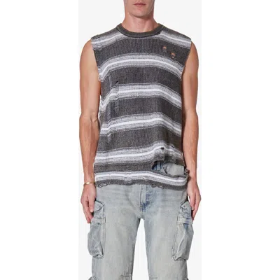 Mnml Detroyed Sleeveless T-shirt In Multi