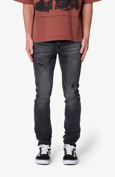 Mnml Distressed Skinny Jeans In Black
