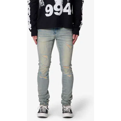 Mnml Distressed Skinny Jeans In Blue