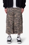 Mnml Extra Long Cargo Shorts In Multi