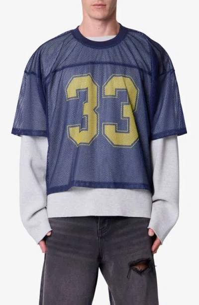Mnml Football Mesh Jersey In Multi