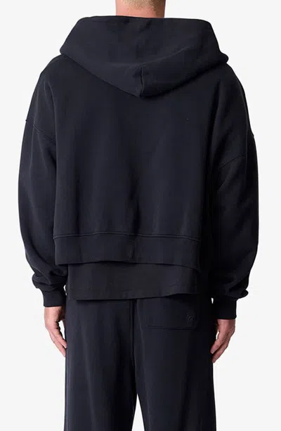 Mnml Full Zip Hoodie In Black