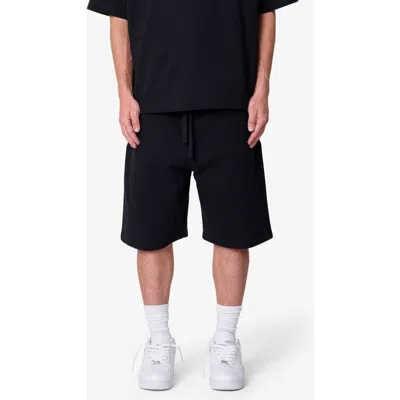 Mnml Heavy Basic Cotton Sweatshorts In Black