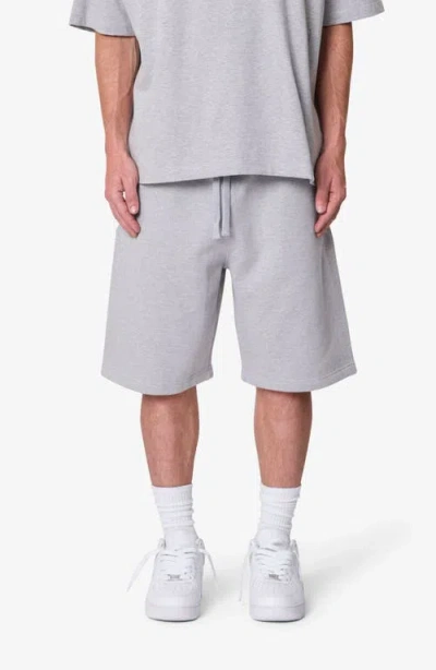 Mnml Heavy Basic Cotton Sweatshorts In Gray
