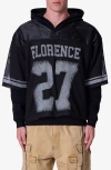 Mnml Layered Jersey Hoodie In Black