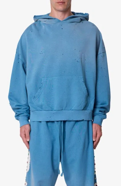 Mnml Mojave Cotton Hoodie In Blue