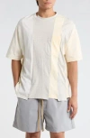 Mnml Multi Paneled T-shirt In Neutral