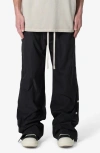 MNML MNML OVERSIZE SIDE SNAP NYLON PANTS