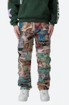 MNML PANEL BLANKET STRAIGHT LEG PANTS