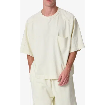 Mnml Paneled Pocket Cotton T-shirt In White