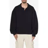 Mnml Polo Sweater In Black