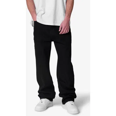 Mnml Raw Baggy Jeans In Black