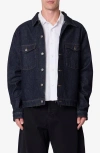 Mnml Raw Denim Jacket In Blue