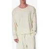 Mnml Raw Hem Oversize Long Sleeve T-shirt In White