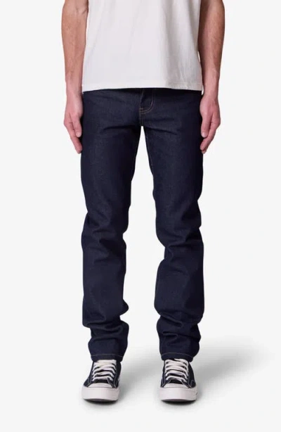 Mnml Raw Slim Fit Jeans In Blue