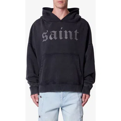 Mnml Saints & Sinners Embellished Hoodie In Black