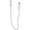 Mnml Skull Link Wallet Chain In Silver