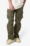 Mnml Snap Front Cargo Pants In Green