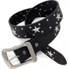 Mnml Star Stud Leather Belt In Multi