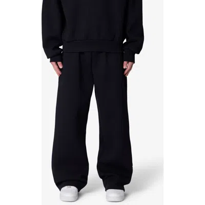 Mnml Stiff Baggy Fit Lounge Sweatpants In Black