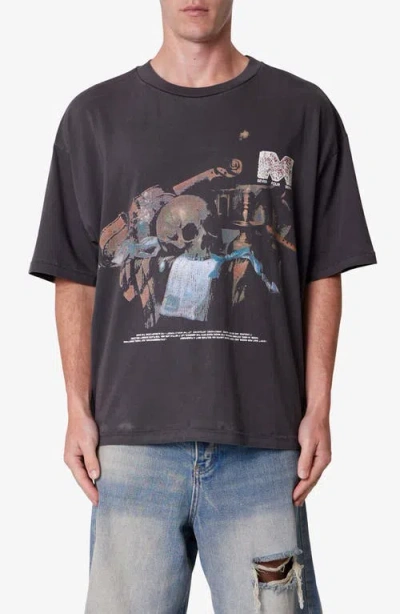 Mnml Still Life Print Graphic T-shirt In Black