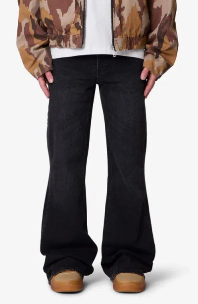 Mnml Super Flare Jeans In Black