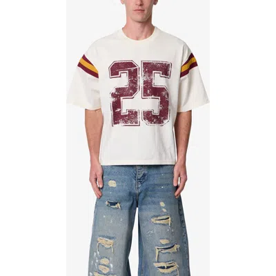 Mnml Varsity Graphic Tee In White