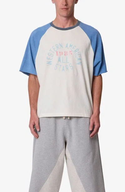 Mnml Vintage All Stars Graphic Baseball T-shirt In Animal Print