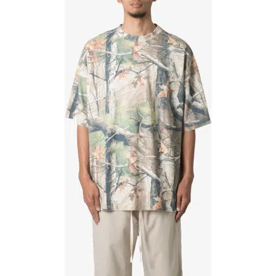Mnml Vintage Camo Print Oversize Cotton T-shirt