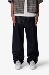 Mnml Waxed Utlra Baggy Jeans In Black