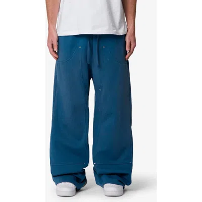 Mnml West Baggy Fit Double Knee Sweatpants In Animal Print