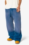 Mnml West Double Knee Sweatpants In Blue