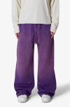 Mnml West Double Knee Sweatpants In Purple