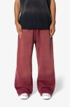 Mnml West Double Knee Sweatpants In Red