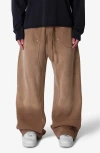 Mnml West Double Knee Sweatpants In Tan