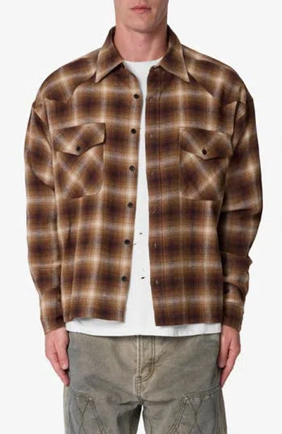 Mnml Western Cotton Flannel Shirt In Multi