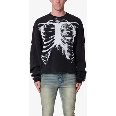 Mnml X-ray Thermal Long Sleeve Graphic T-shirt In Black