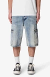 Mnml Zip Pocket Oversize Denim Shorts