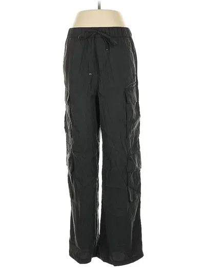 Pre-owned Mo&co. Track Pants In Black