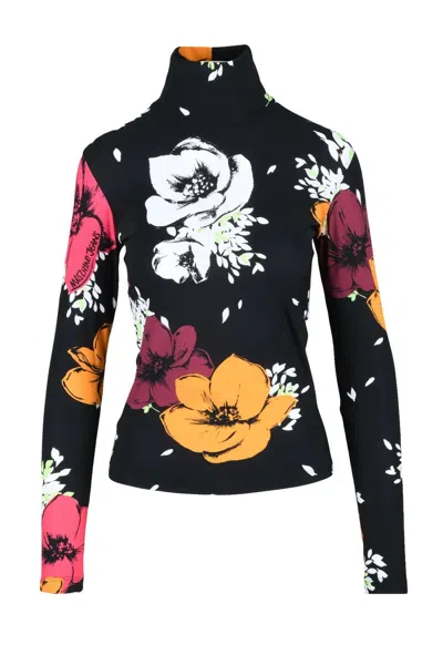 Mo5ch1no Jeans Jeans Jersey T-shirt - Multicolor In Black