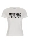 Mo5ch1no Jeans Logo Print T-shirt. In Gray