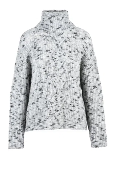 Mo5ch1no Jeans Turtleneck Sweater - Grey In Gray