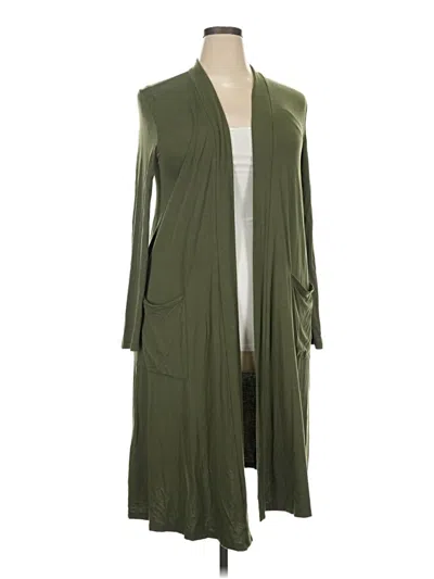 Pre-owned Moa Collection Cardigan Sweater In Green