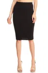 Moa Collection Pencil Skirt In Black In Black