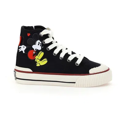 Moa Master Of Arts Kids' Black Mickey High Top Sneakers