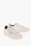 MOA MASTER OF ARTS DISNEY LEATHER LOW-TOP SNEAKERS WITH GOLDEN PERFORATED OF MI