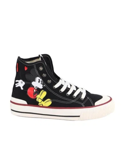 Moa Master Of Arts Master Collector High-top Mickey Mouse In Black