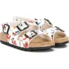 Moa Master Of Arts Master Of Arts Mickey Cartoon Print Sandals In White