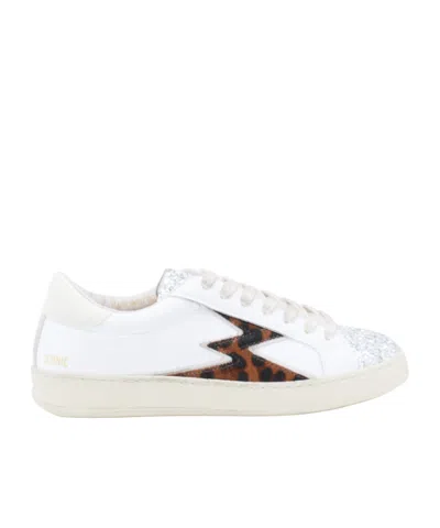 Moa Master Of Arts Moaconcept Iconic Glitter Lace-up Sneakers In White